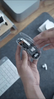 Transparent Wireless Bluetooth Mouse - Wholesalus