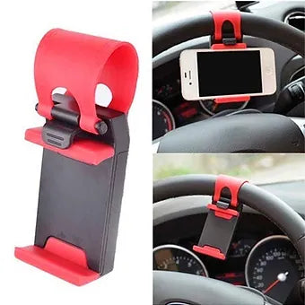 Car Steering Wheel Mount Mobile Holder - Wholesalus