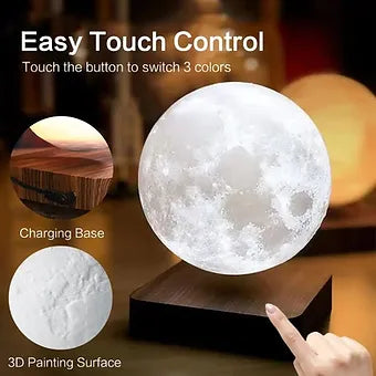 Magnetic Levitation Moon Lamp - Wholesalus