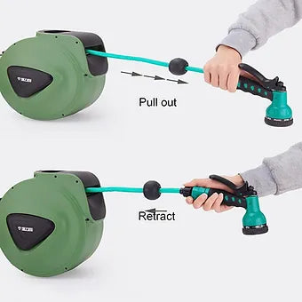 Automatic Retractable Water Hose Reel - Wholesalus