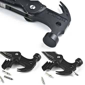 Multifunctional Pliers With Folding Nail Hammer - Wholesalus