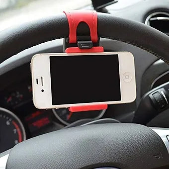 Car Steering Wheel Mount Mobile Holder - Wholesalus