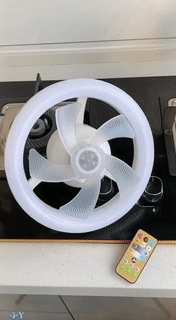 2 in 1 Swivel Fan LED Lamp - Wholesalus