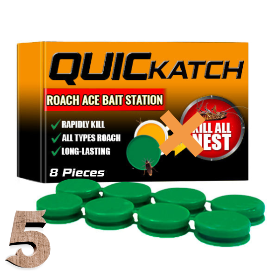 The Original QuicKatch™ - Cockroach Bait Gel Station - Wholesalus