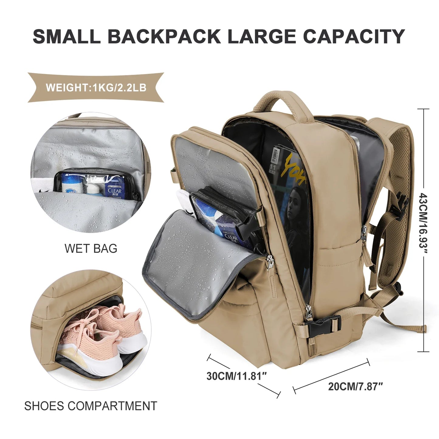 Large Capacity Business Travel Backpack - Wholesalus