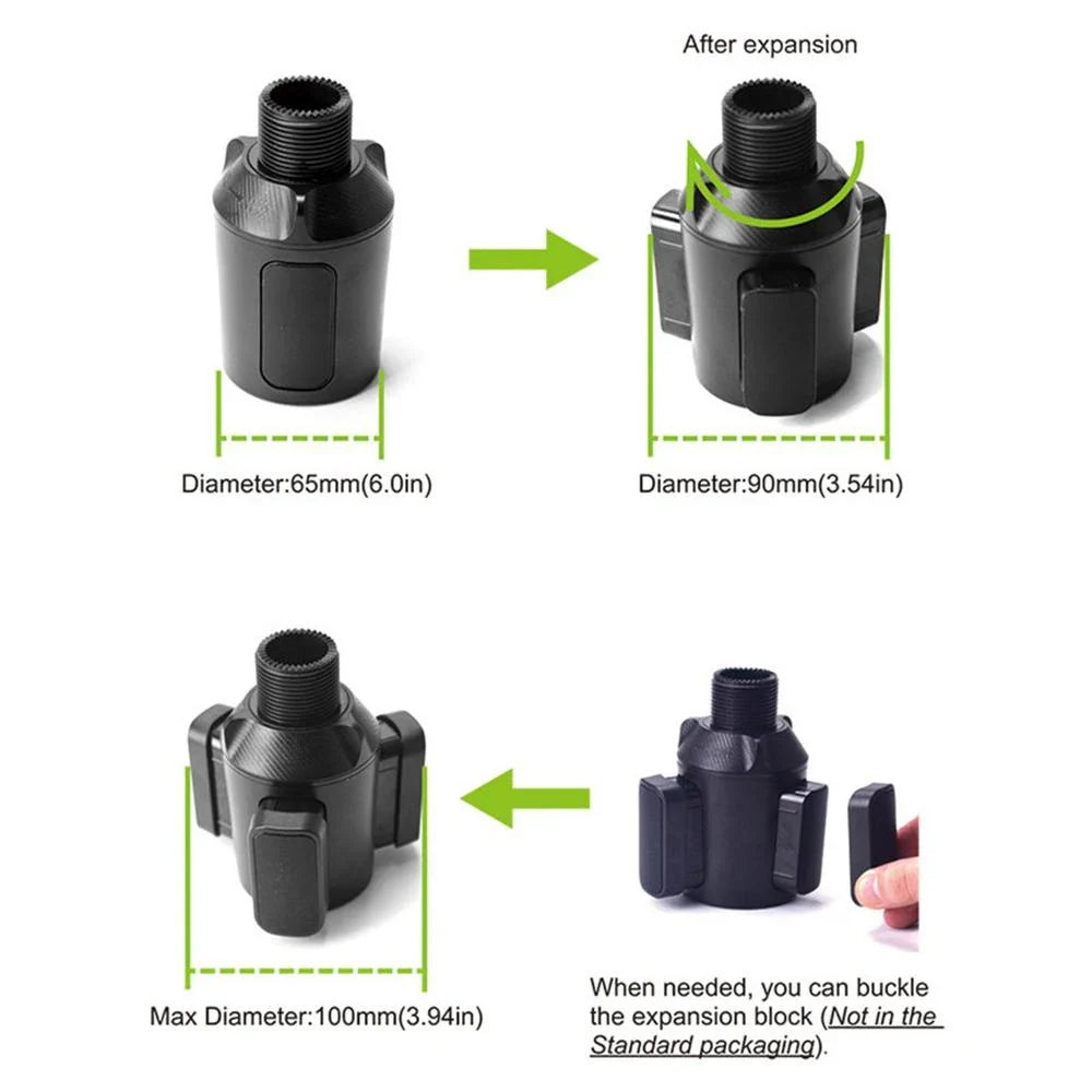 3 In 1 Adjustable Car Cup Tray with Phone Holder - Wholesalus