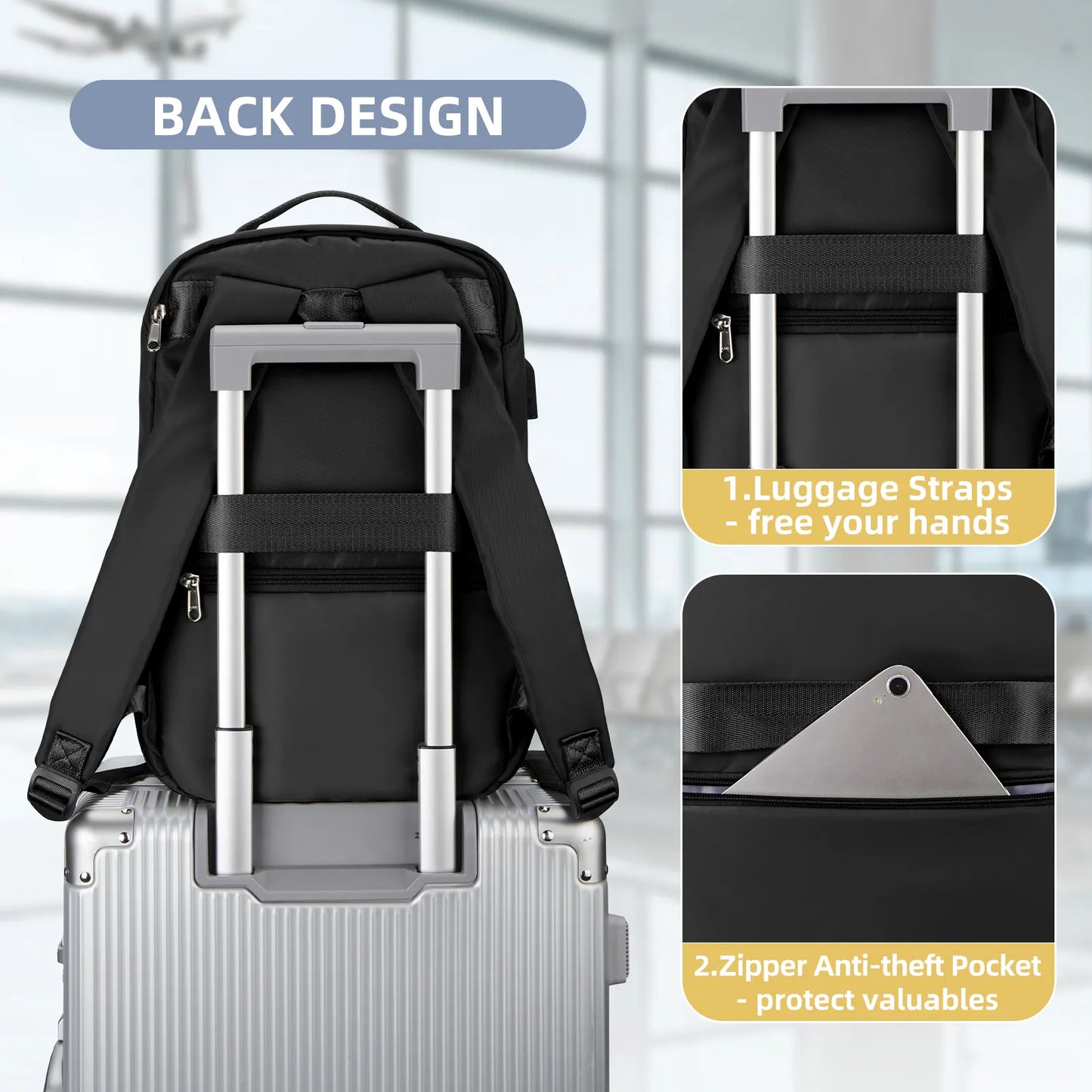 Multifunctional Travel Backpack Cabin Bag - Wholesalus