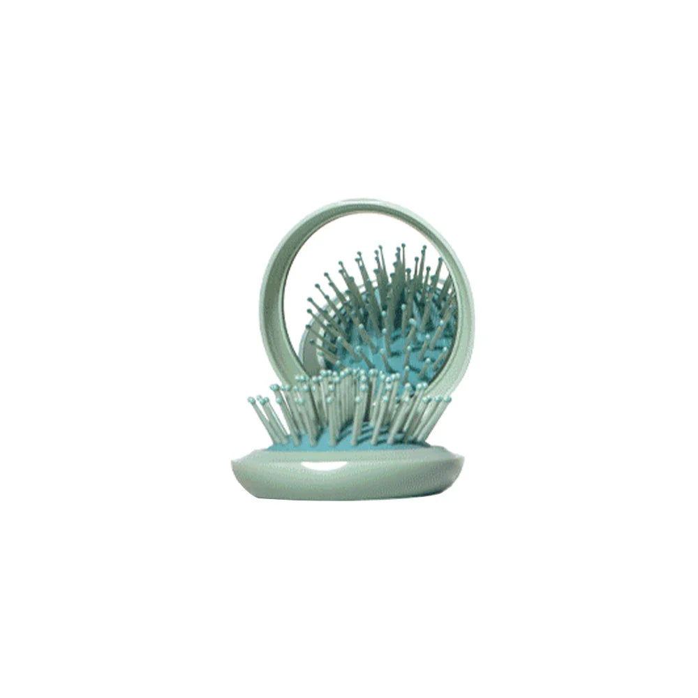 Foldable Mini Comb with Mirror - Wholesalus