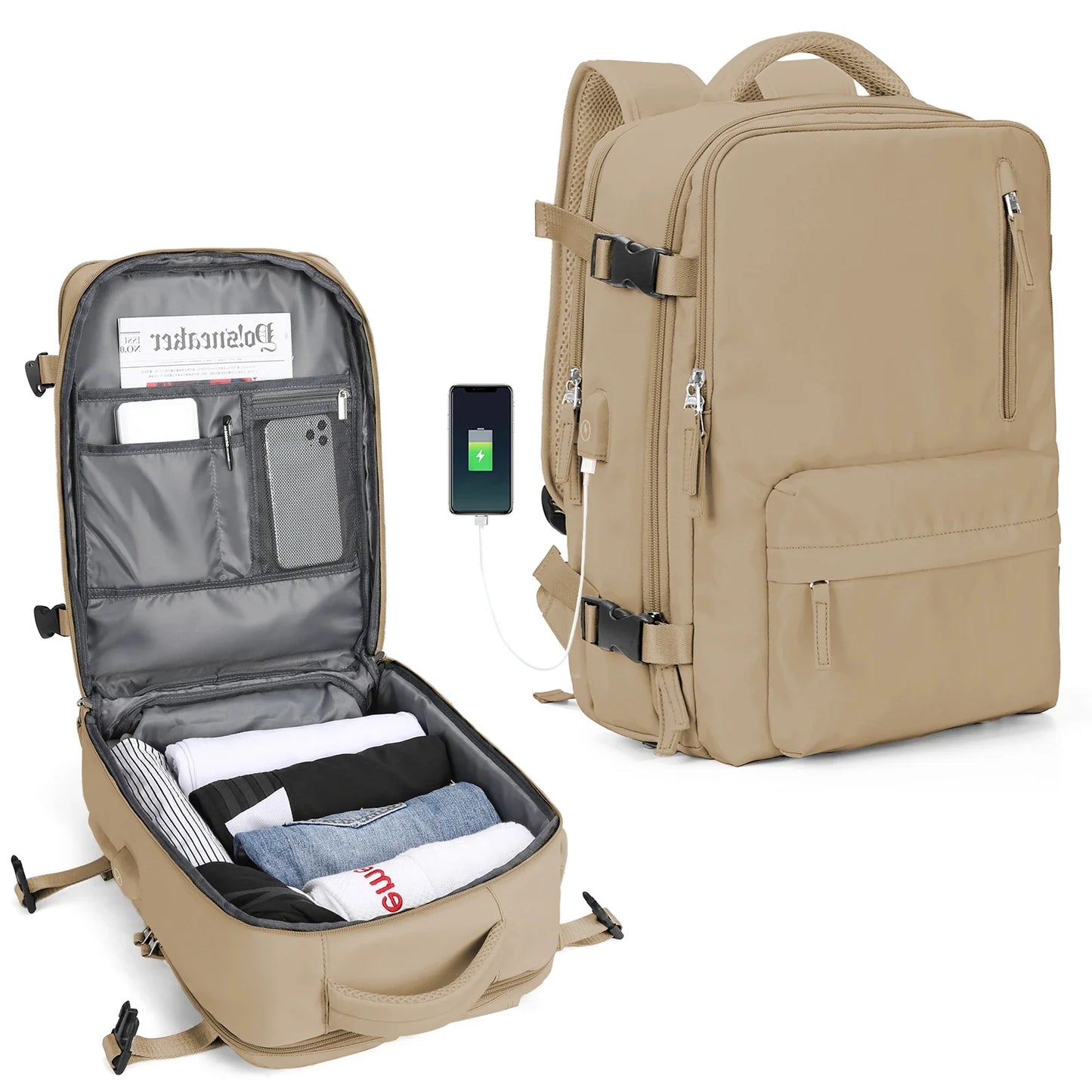 Large Capacity Business Travel Backpack - Wholesalus