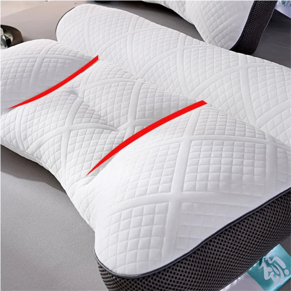 Anti-Traction Zoned Knitted Neck Support Pillow - Wholesalus
