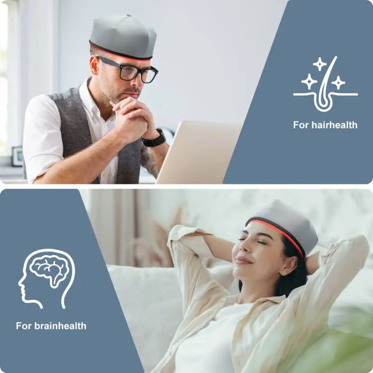 Anti Hair Loss Stress Relief LED Cap - Wholesalus