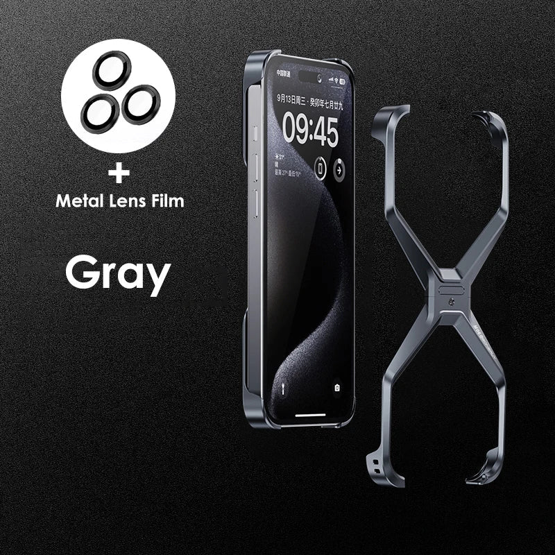 Detachable Metal Cool Alloy IPhone Case - Wholesalus