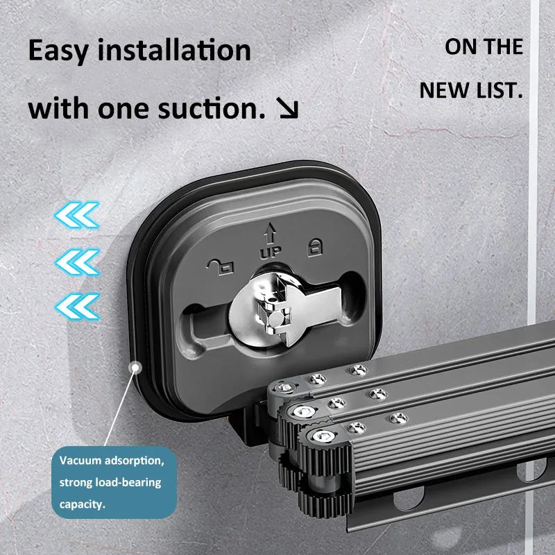 Foldable Wall Mounted Drying Rack - Wholesalus