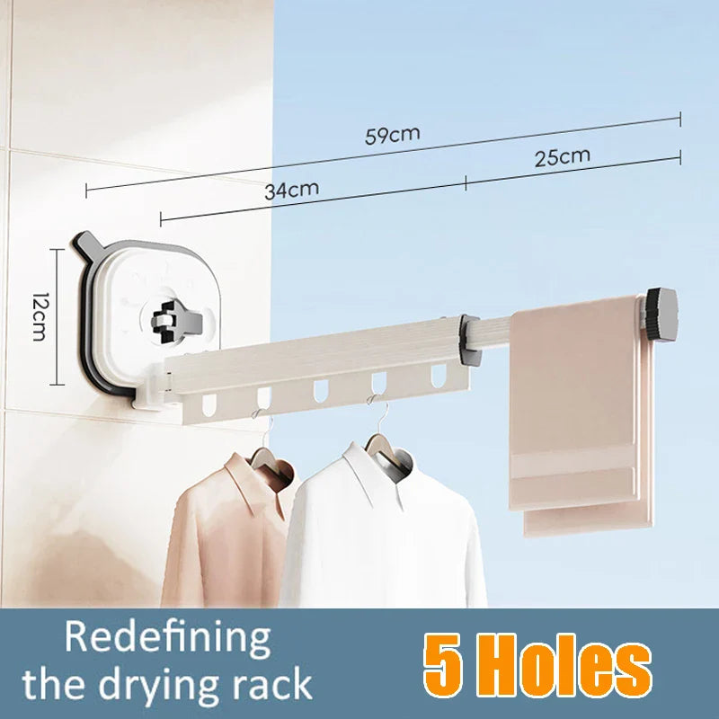 Foldable Wall Mounted Drying Rack - Wholesalus