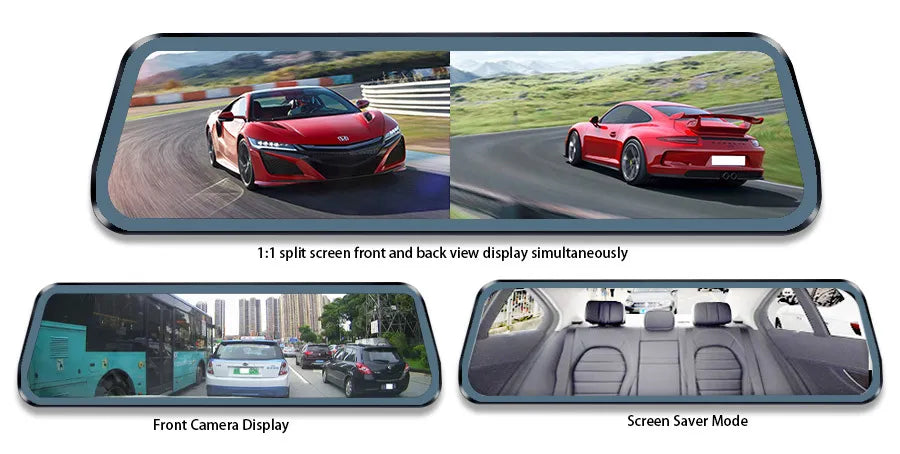 AutoGuard Mirror Dashcam - Wholesalus