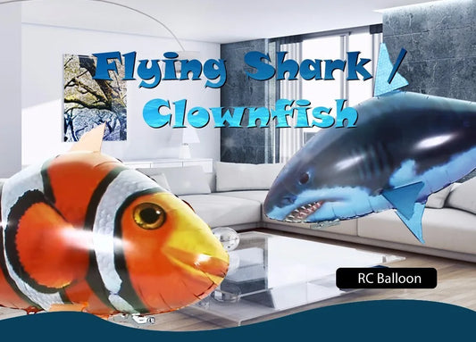 Inflatable Remote Control Shark Fish Toy - Wholesalus