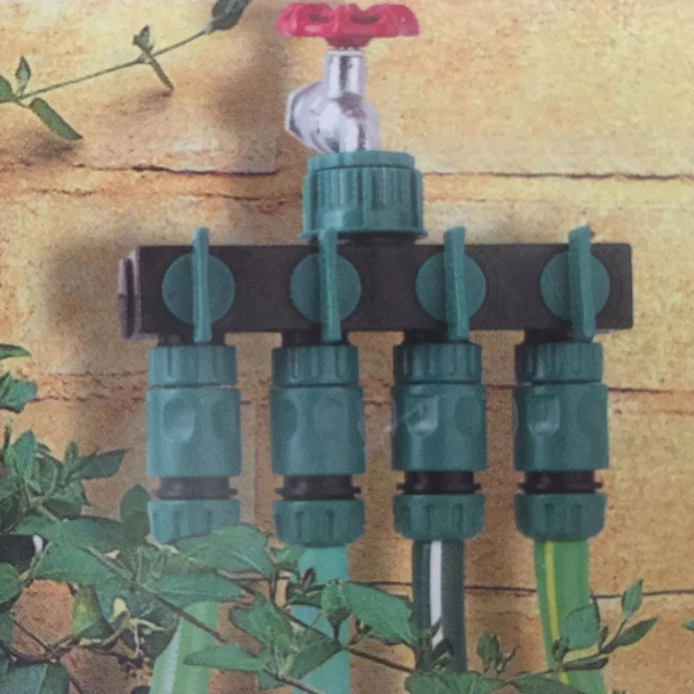 4 Way Water Splitters Valve - Wholesalus