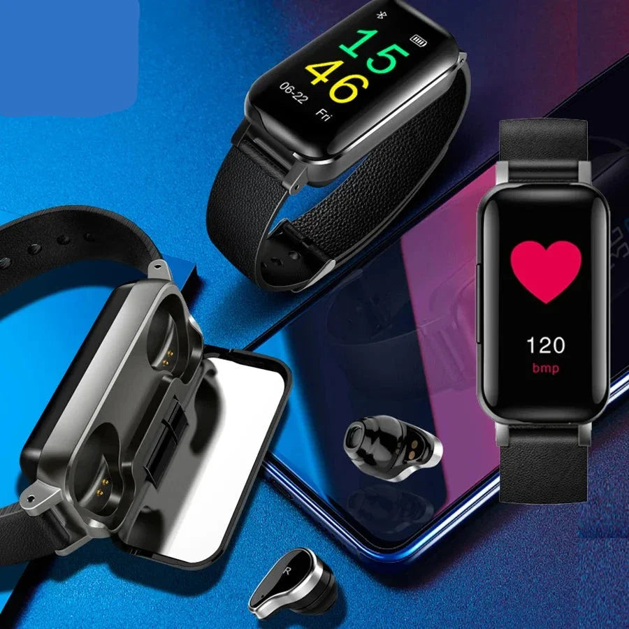 Wireless Smart Bracelet With Headset - Wholesalus