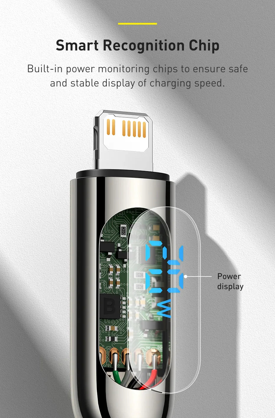 Digital Display Fast Charging Data Cable - Wholesalus