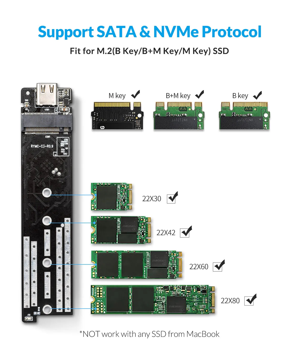 Transparent Hard Drive SSD Enclosure - Wholesalus