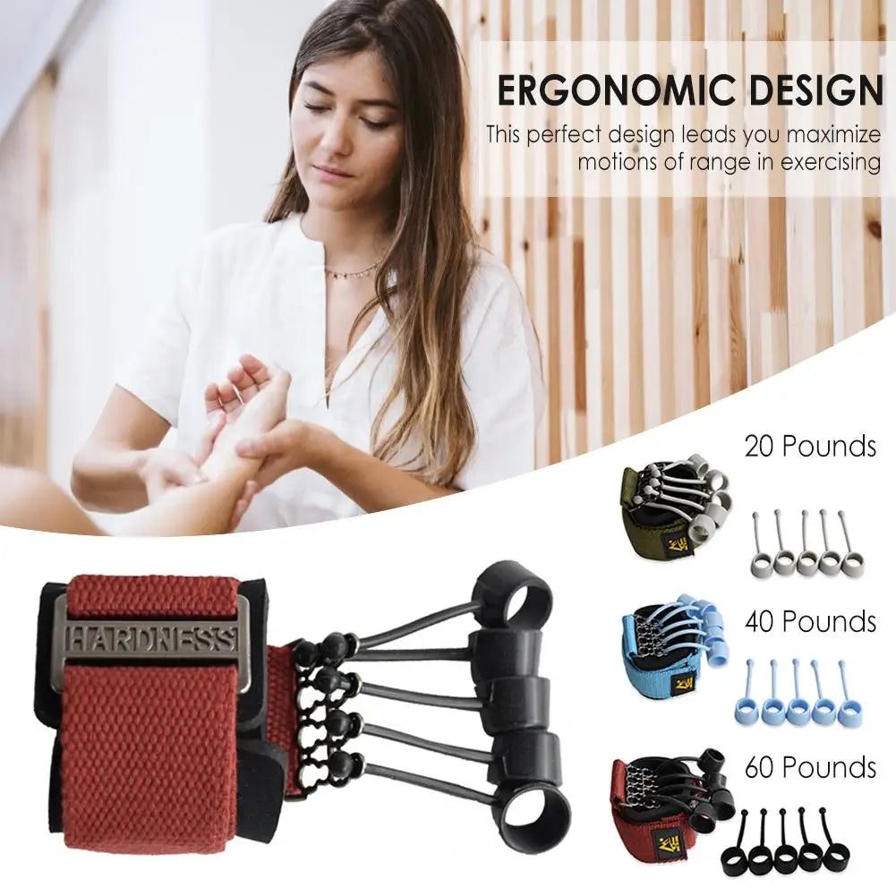Finger Strength Trainer Resistance Band - Wholesalus