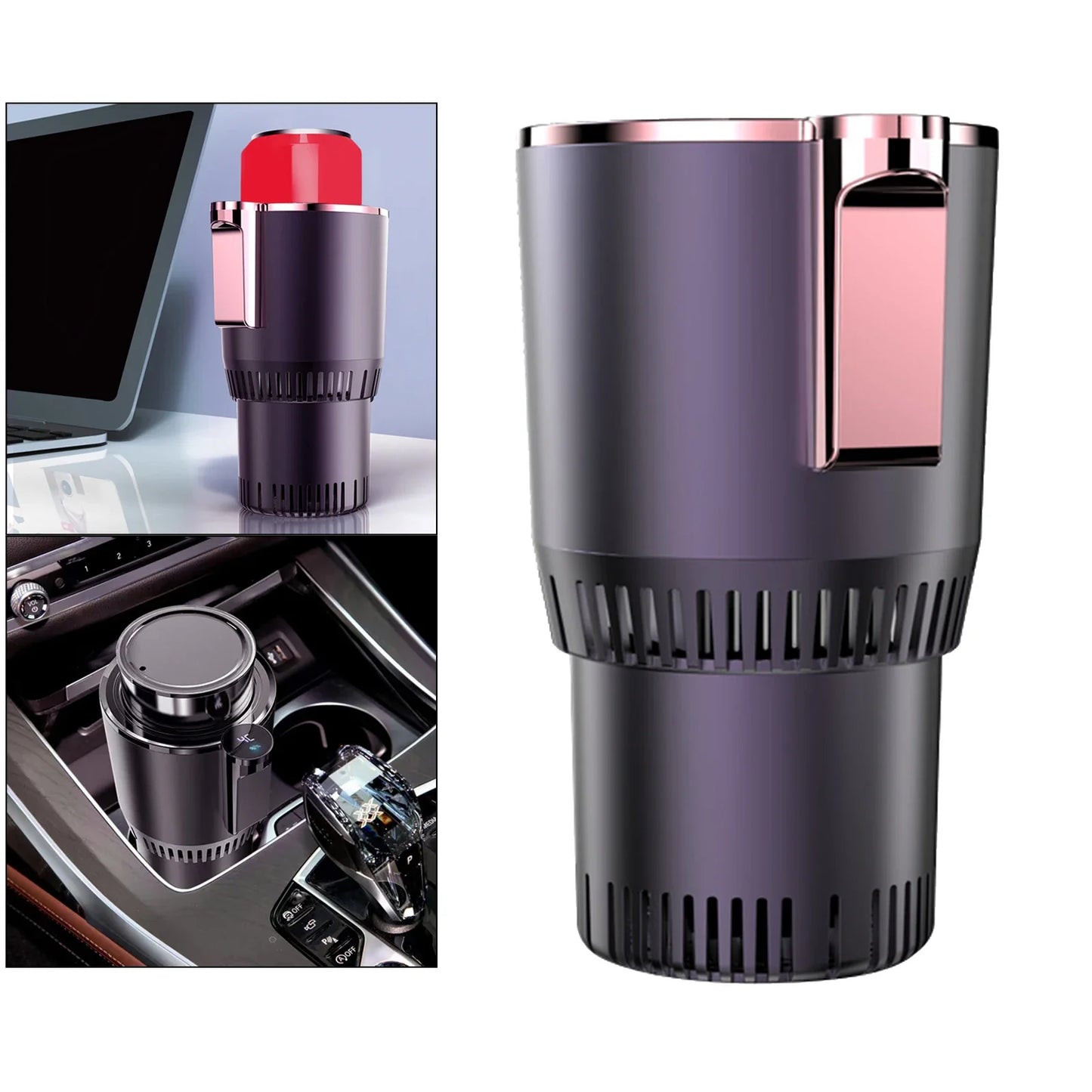 2 in 1 Smart Car Heating Cooling Cup Holder - Wholesalus