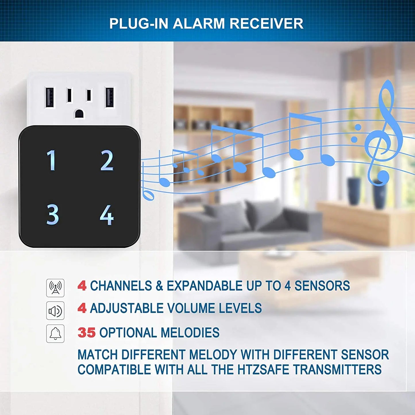 Solar Wireless Long Range Motion Sensor System - Wholesalus