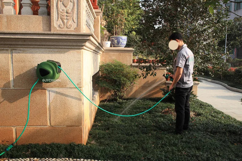 Automatic Retractable Water Hose Reel - Wholesalus