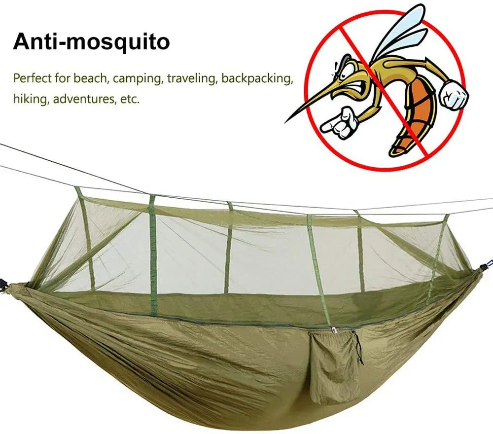 Camping Hammock With Mosquito Net - Wholesalus
