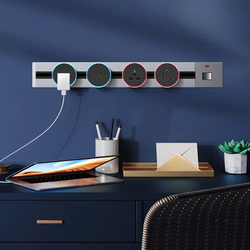 Wall-Mounted Sliding Socket - Wholesalus