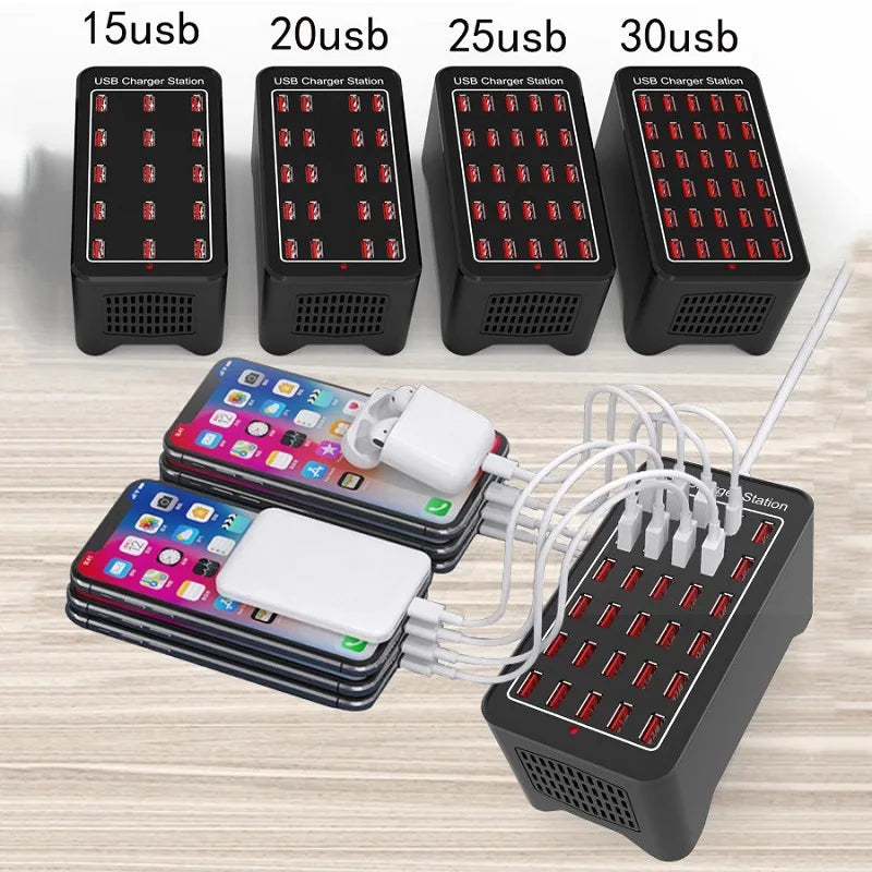 Desktop Multiple USB Charging Hub - Wholesalus
