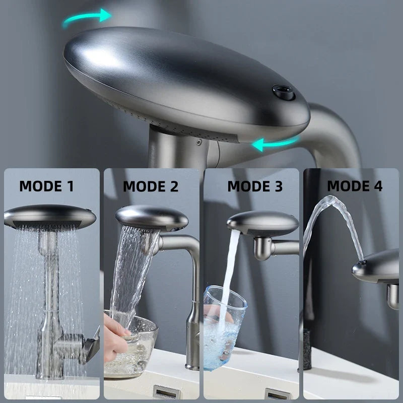Multi Functional Waterfall Basin Faucet - Wholesalus