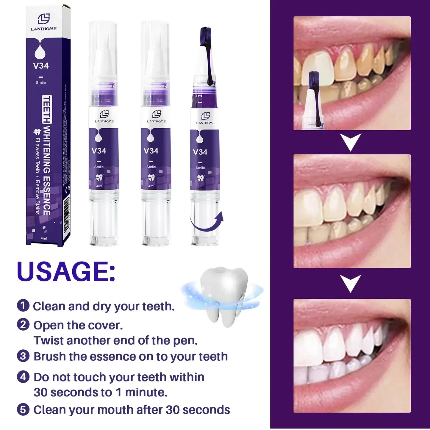 Whitening Dental Gel Pen - Wholesalus