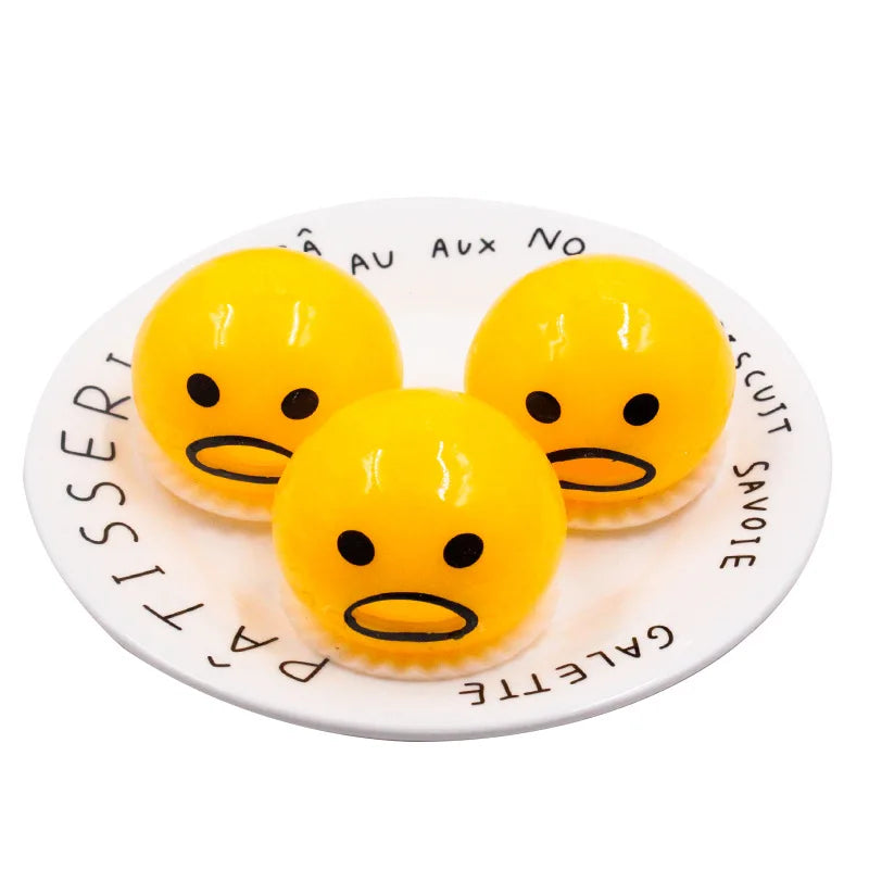 Squishy Puking Egg Yolk Squeeze Ball - Wholesalus