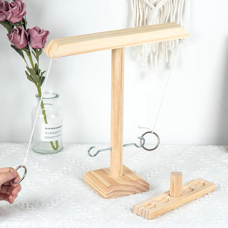 Wooden Ring Toss Game - Wholesalus