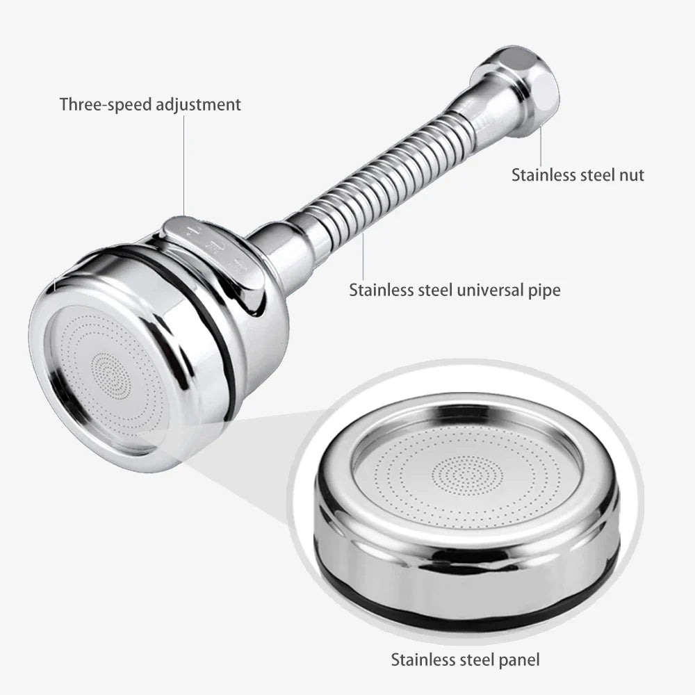 360 Degree Rotatable High Pressure Faucet - Wholesalus
