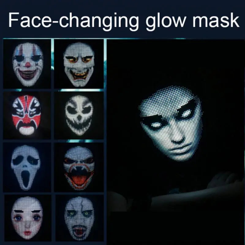 Smart Bluetooth LED Face Mask - Wholesalus