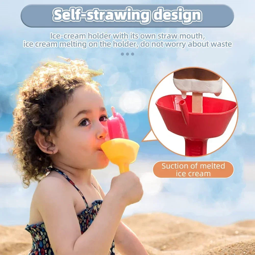 Popsicle Holder with Straw - Wholesalus