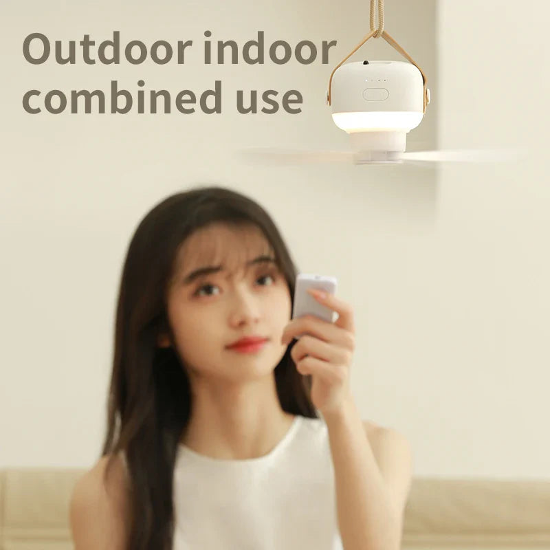USB Rechargeable Wireless Mini Hanging Fan - Wholesalus