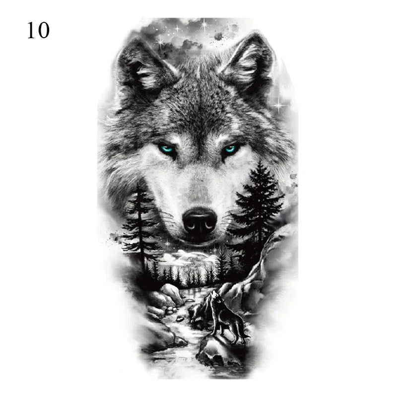 Full Arm Temporary Tattoos - Wholesalus
