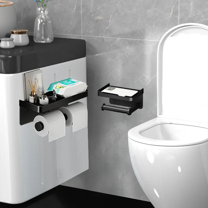 Wall-Mounted Aluminum Alloy Tissue holder - Wholesalus