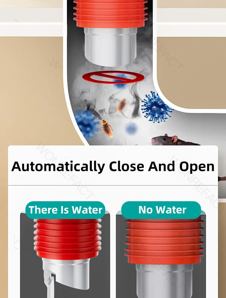 Anti odor Sink Drain Pipe Connector - Wholesalus