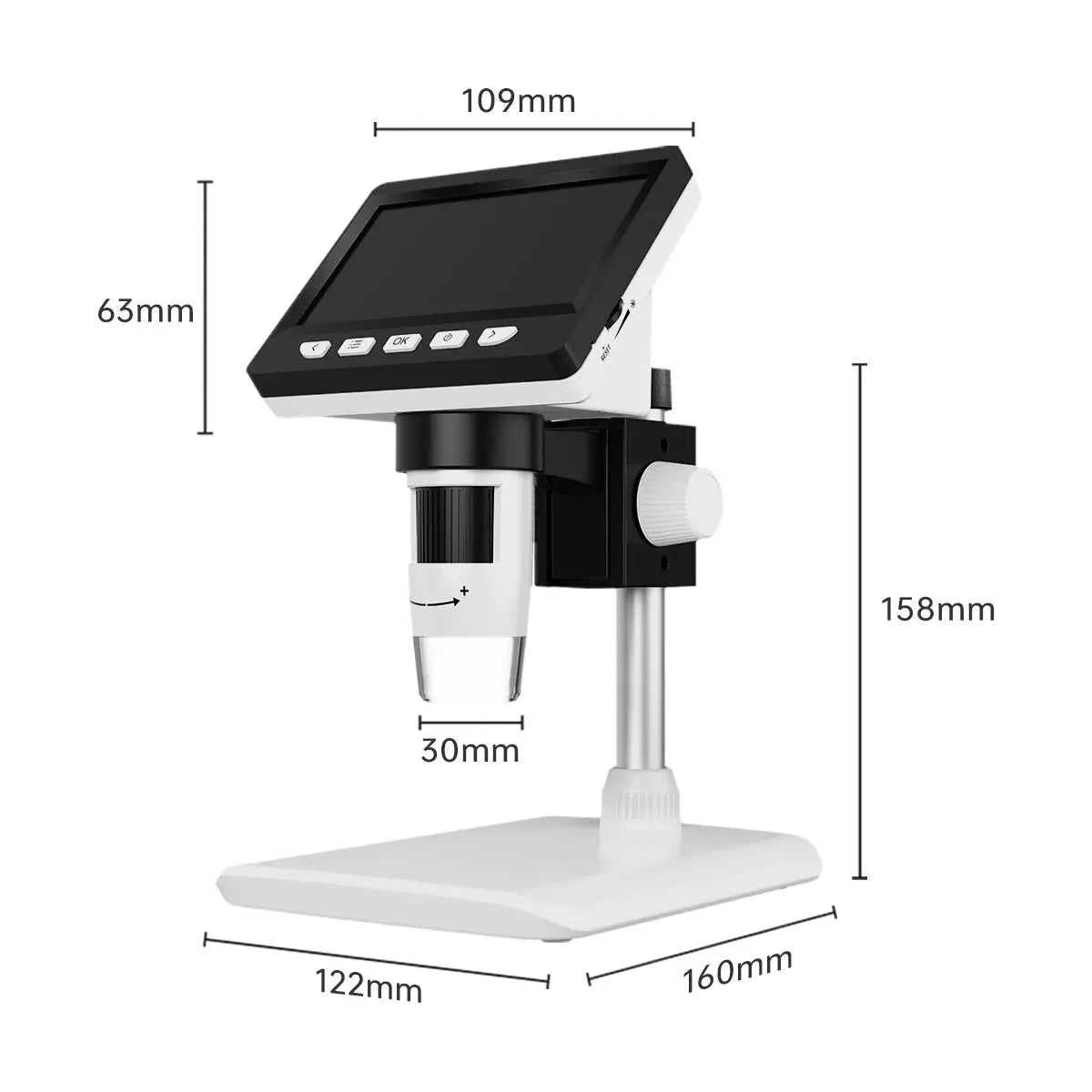 LCD Digital Microscope With Stand - Wholesalus