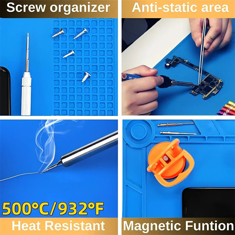 Silicone Flexible Magnetic Heat-Resistant Pad - Wholesalus