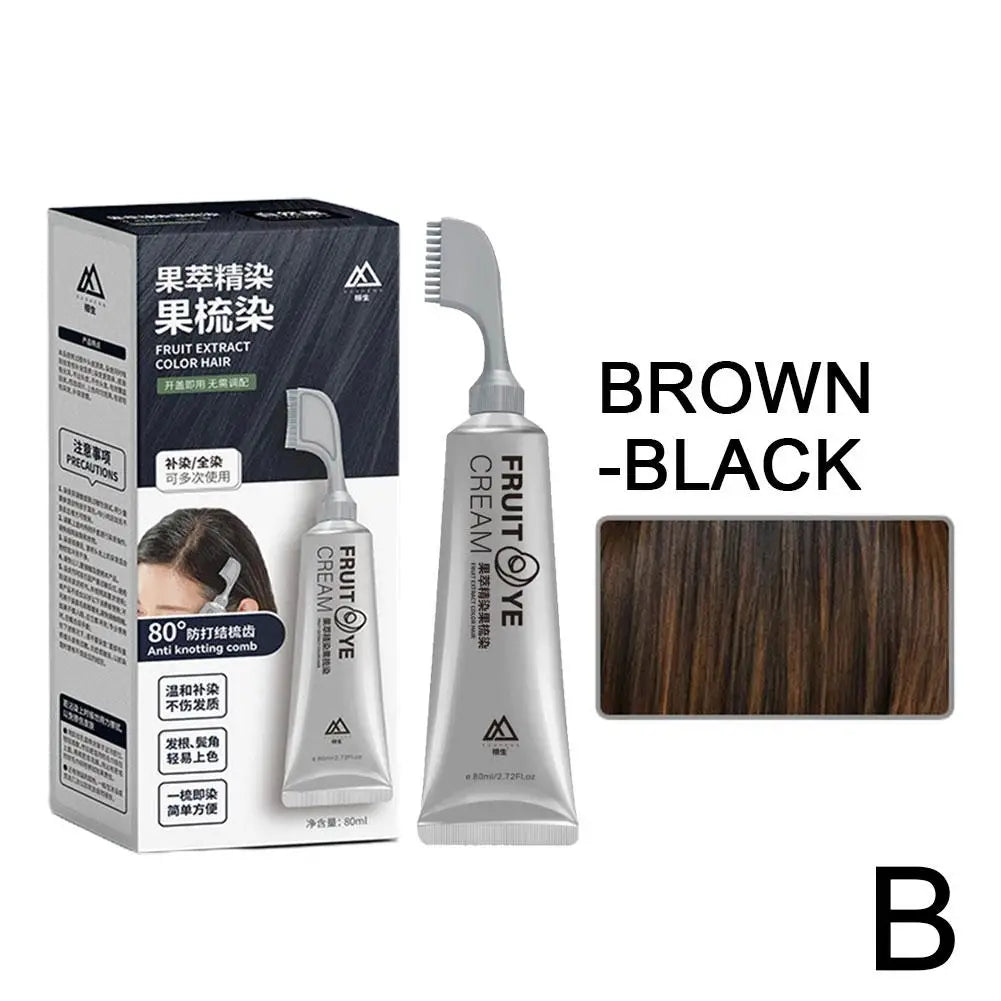 Hair Dye Cream With Comb - Wholesalus