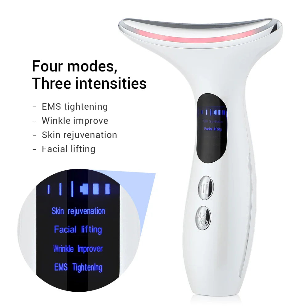 EMS Anti-Wrinkle Face and Neck Massager - Wholesalus