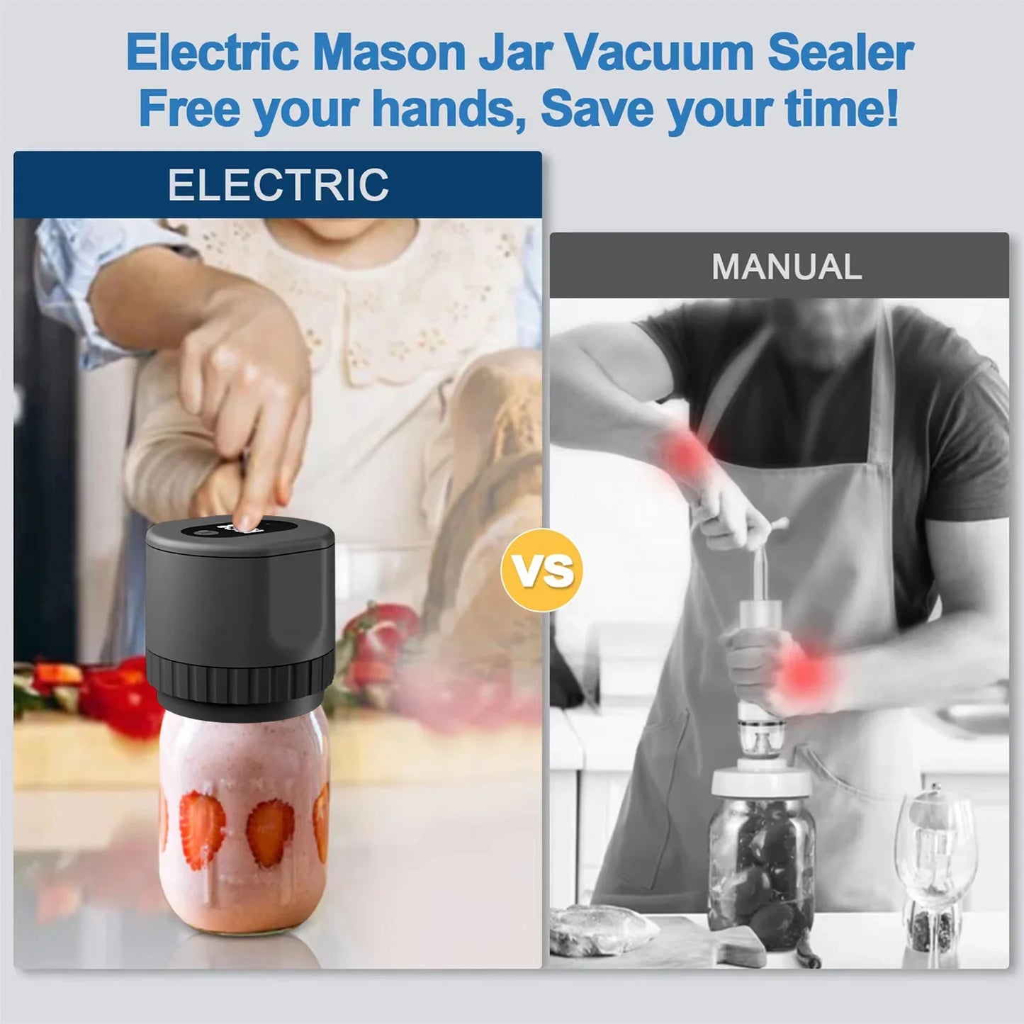 Cordless Automatic Jar Sealer Kit - Wholesalus