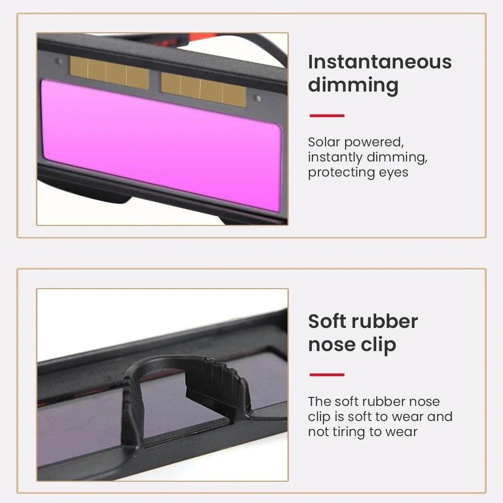 Solar Powered Welding Glasses - Wholesalus