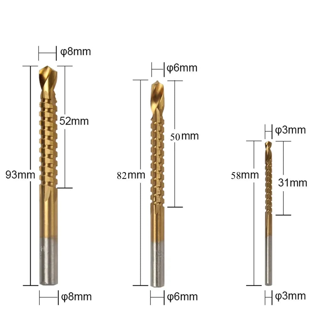 Titanium Coated Wood and Metal Drilling Set - Wholesalus