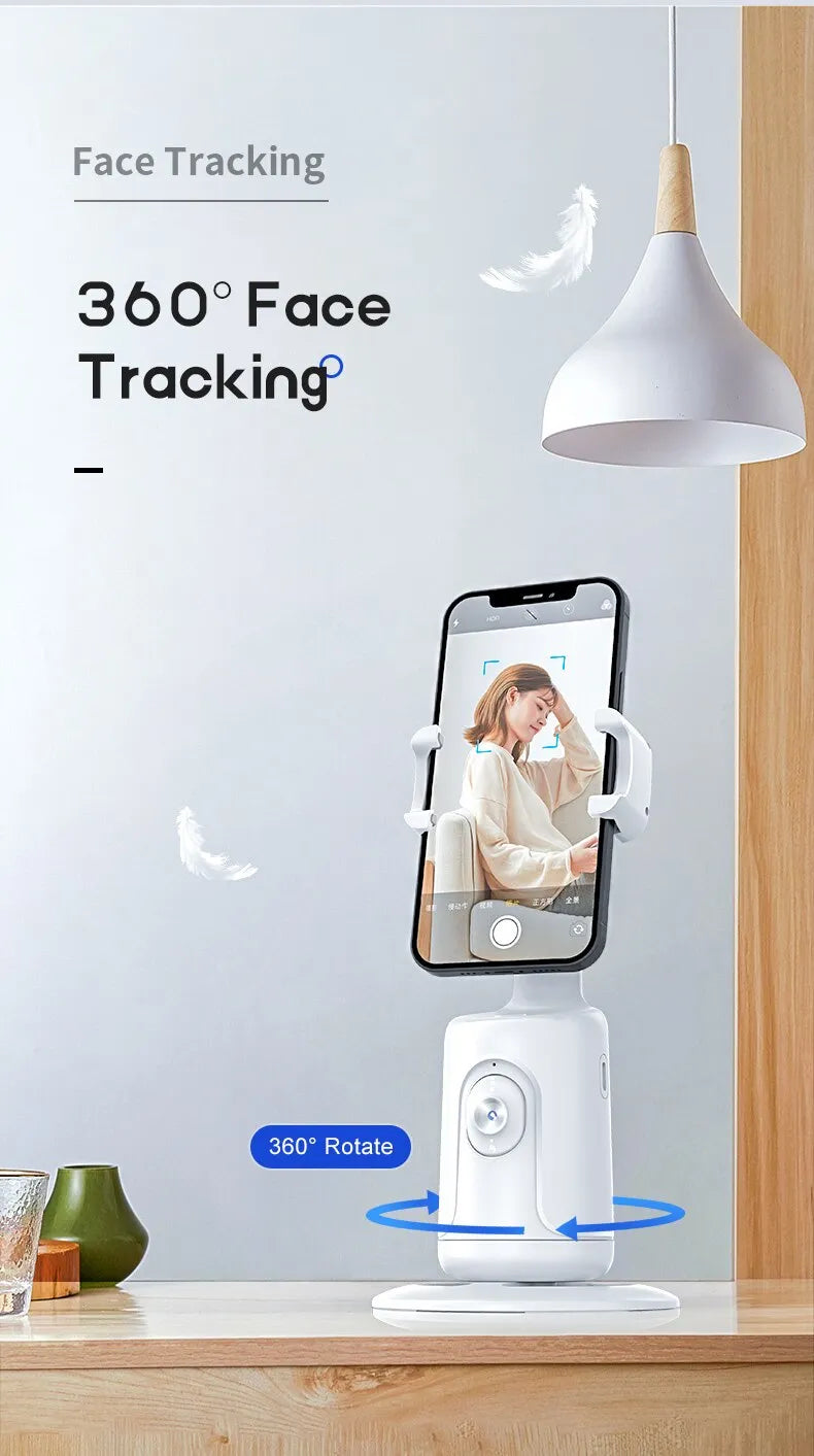 Face Recognition Auto Tracking Phone Holder - Wholesalus